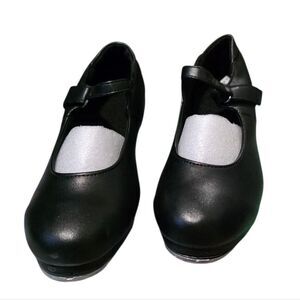 Classic Black Girls Tap Shoes
